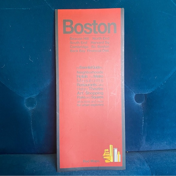 Boston RED MAP city travel guide - Picture 2 of 4